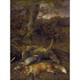 thumbnail image 3 of Johan Laurentz Jensen 19x24 Black Modern Framed Museum Art Print Titled - Shot Wild (1846), 3 of 5