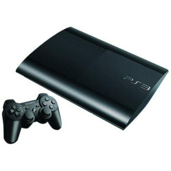 Restored Sony PlayStation 3 PS3 System Super Slim 12GB (Refurbished)