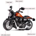 thumbnail image 4 of Mini Toy Motorcycle - Pull Back Toy Cars with Sound and Light Toy,Toy Motorcycles for Toddlers,Motorcycle Toys for Boys Age 3-9 (Orange), 4 of 5