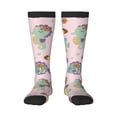 thumbnail image 2 of Picia Women Crew Soft Moisture-wicking Socks Fish Seahorse Pattern Design Cotton Socks, One Size fit All, 2 of 9