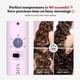 thumbnail image 5 of Rizador de pelo de cerámica VODANA Professional GlamWave, rizos naturales duraderos, calor instantáneo, rizador de pelo, disponible en EE. UU. (4 cm, lavanda), 5 of 5