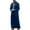 Blue, variant on Men's Shirts Long Sleeve Embroidered Stand Collar Robe for Modern and Comfort