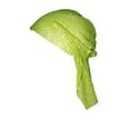 thumbnail image 1 of ManxiVoo Turban en Maille Extensible Cristal Étincelant pour Femmes Bandeau Réglable pour Fête et Extérieur Taille Verte, 1 of 8
