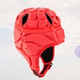 thumbnail image 3 of EeaseMX 1 casco protector duradero de moda para portero de fútbol, hockey, rugby, patinaje sobre ruedas (rojo, talla M), 3 of 8