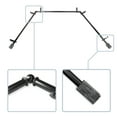 thumbnail image 1 of Lolani 13/16" Bay Window curtain rod 20"-36", 38"-72" - Black,(ABay-96-2), 1 of 4