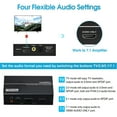 thumbnail image 6 of JIAHAOO 4K HD Audio Splitter 1 In 1 Out with Optical TOSLINK for Soundbars Amplifiers AV Receivers, 6 of 10