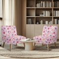 thumbnail image 4 of HELLHERO Comfortable Elastic Bottom Armless Accent Chair Washable Cover for Armless Chair, Armless Accent Chair Protector Easter Egg Daisy Pattern, 4 of 8