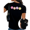 Black, variant on Women's White Mental Wellness T-Shirts Colorful Expression Faces Back Print Summer Tops