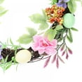 thumbnail image 5 of 12 inch Easter Wreath for Front Door, Adorable Wreath with Colorful Eggs, Artificial Flowers and Berries for Spring Home Indoor Outdoor Window Wall Decorations, 5 of 5