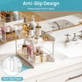 thumbnail image 2 of Sindcom 3 Pack 2 Tier Bathroom Under Sink Organizers and Storage, White Kitchen Pantry Organization, Pull Out Medicine Cabinet Organizer, 2 of 6