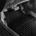 thumbnail image 4 of FH Group Universal Fit Premium Rubber Black Car Floor Mats & Gray Cargo Trunk Liner for SUV, 4 of 8