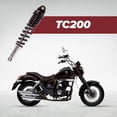 thumbnail image 3 of Amortiguador trasero para moto negro, 3 of 5