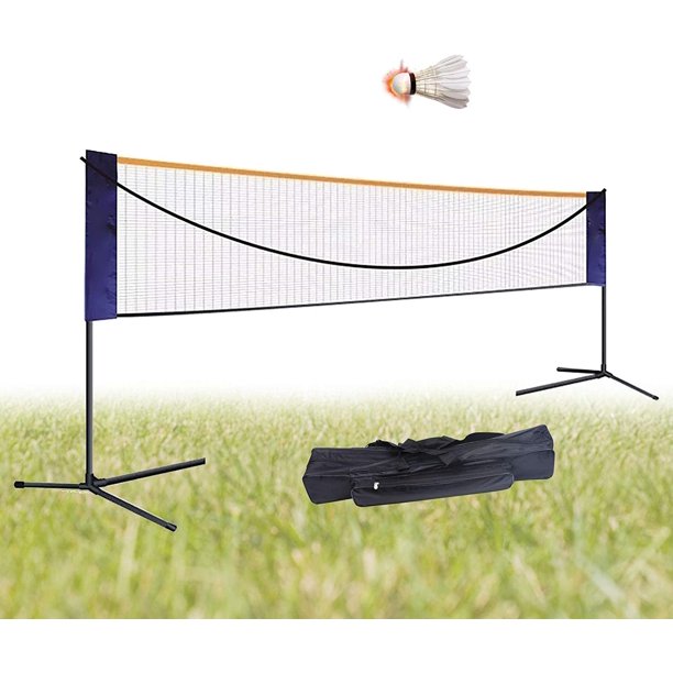 Fichiouy 20FT Standard Badminton Tennis Volleyball Net Set Height