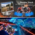 thumbnail image 7 of Wireless Controller Compatible with P4/P4 Slim/P4 Pro/Windows PC, Red Graffiti, 7 of 7
