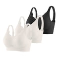 thumbnail image 1 of Brasier Mujer conjunto de 3 Piezas de Sujetador Deportivo sin Costuras y Cómodo para Mujer, con Soporte Ajustable, para Uso En Casa, Ocio y Entrenamiento Durante Toda La Temporada. Mediana, 1 of 4