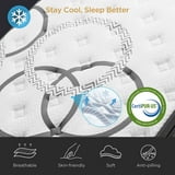 Walmart Black Friday Deals 2025 GREOO Queen Mattress 14" Hybrid Gel Memory Foam Mattress with Individually Wrapped Pocket Coils, Medium Firm Support, Pressure Relief, Mattress in a Box - Walmart.com