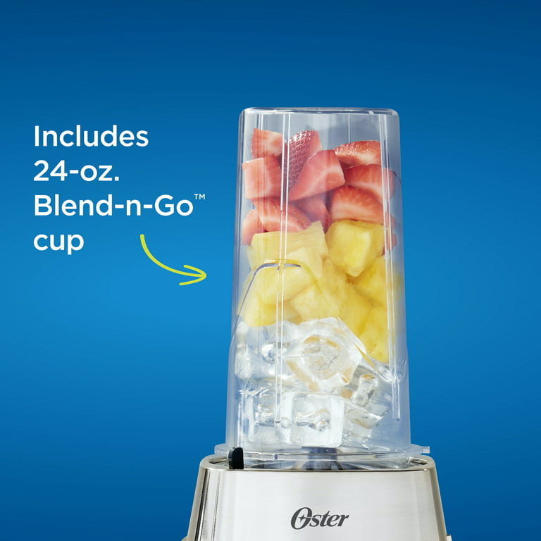 Oster® Pro 1200 Blender with 3 Pre-Programmed Settings, Blend-N-Go