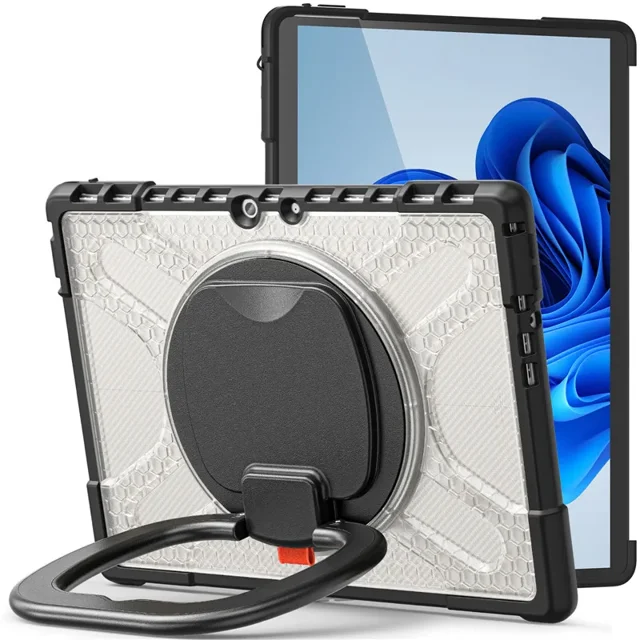 Shockproof Case For Microsoft Surface Go Pro 4 5 6 7 Plus 12.3” Pro 8 9 13 inch 2021 Tablet Stand Cover for Surface Go 2 3 Case Transparent Surface Pro 5