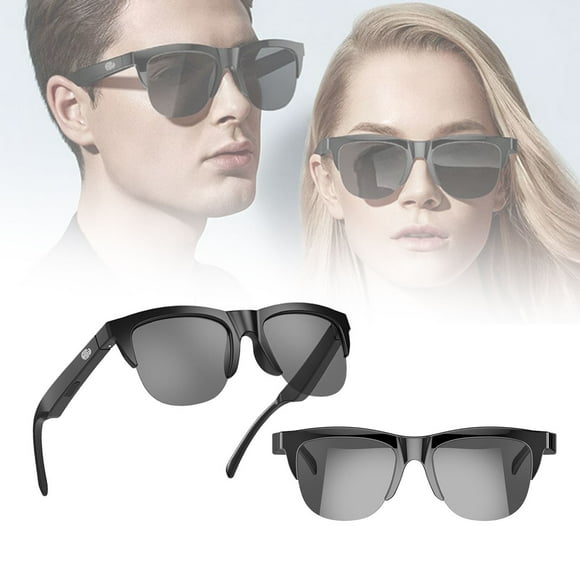 Lunettes de Soleil Sans Fil Bluetooth avec Commande Vocale & Microphone & Haut-Parleurs Lunettes de Soleil Extérieures pour Hommes & Femmes