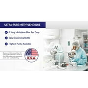Methylene Blue, 1% USP (Pharmaceutical) Grade, 60 mL (2.0 fl oz); 3rd Party Tested