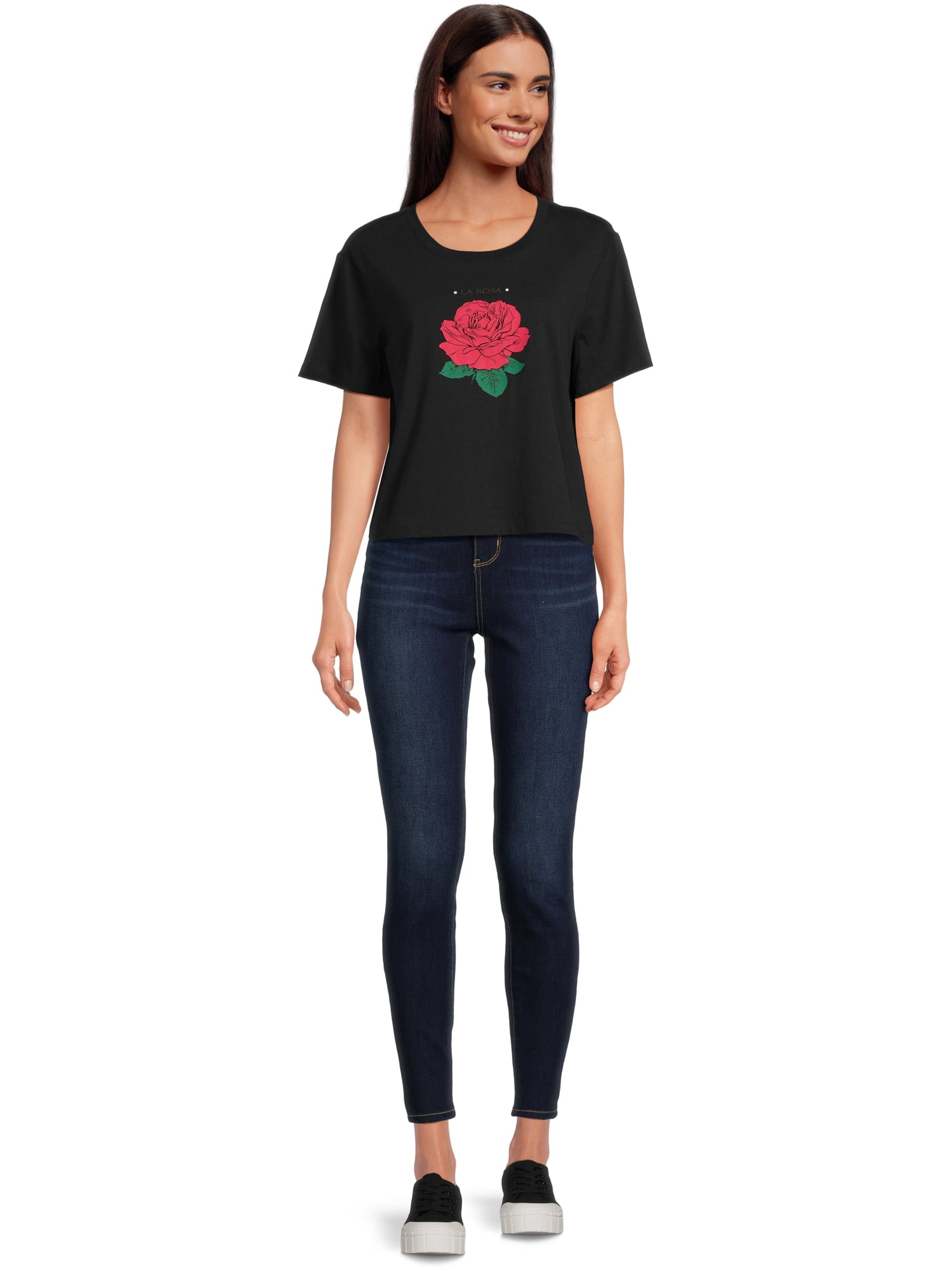 Self Esteem Juniors Crewneck Boyfriend Graphic Tee, Sizes S-XL