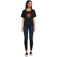thumbnail image 3 of Self Esteem Juniors Crewneck Boyfriend Graphic Tee, Sizes S-XL, 3 of 5