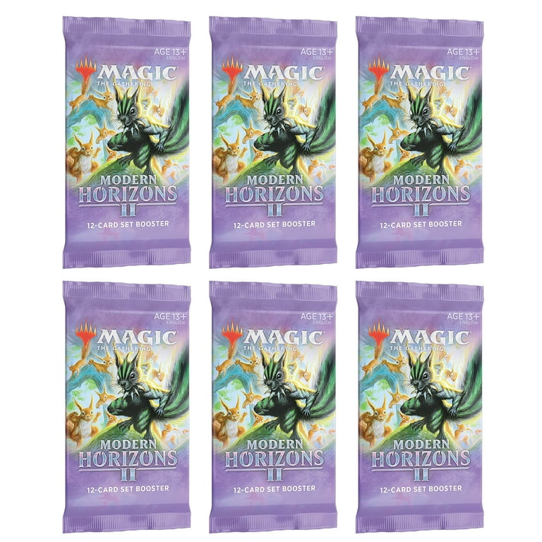 6 Packs Magic: The Gathering Set Booster Pack Lot MTG Modern Horizons 2 - Walmart.com 6 Packs Magic: The Gathering Set Booster Pack Lot MTG Modern Horizons 2 - Walmart.com