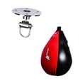 thumbnail image 2 of harper Boxing Speed Bag for Hand Speed Speedbag for Fitness Home Gym Sport Training Red Black, 2 of 10