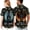 1587, variant on Horse Usa Flaghawaiian Short Sleeve Button-Up Shirt
