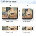 thumbnail image 3 of 2-Pack Seat Belt Covers with Flannel Seatbelt Shoulder Strap Case Adjustable Straps Soft Padding for Car Dog Wearing A Witch Hat Small, 3 of 8