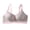 Grey, variant on Women Breastfeeding Bra Front Open Contrast Color Push Up 3D Cup Elastic Wireless Seamless Pregnancy Postpartum Bra