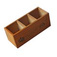 thumbnail image 4 of VARIOS Caja De Almacenamiento De Bonsai  Contenedor De Hierbas Decoración Del Jardín arte De DIY Decoración Interior Libre 3 Cuadrícula n.  degree 14 Sunnimix Jardinera suculenta de madera, 4 of 7