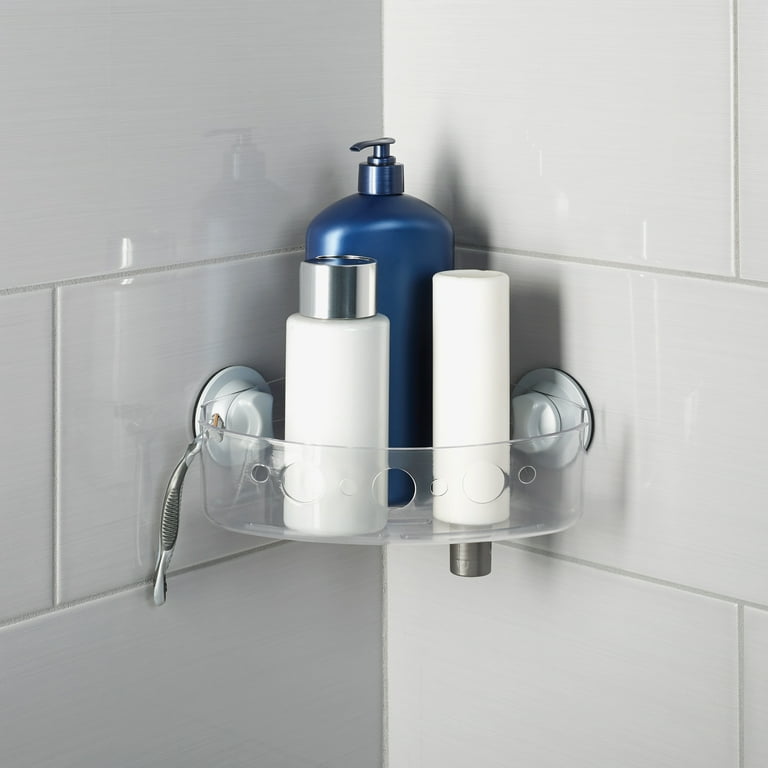 Suction Cup Shower Corner Caddy Bathroom Storage Wall Mount Bath Organizer Rack Suction Cup Shower Corner Caddy Bathroom Storage Wall Mount Bath Organizer Rack