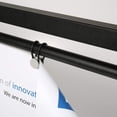 thumbnail image 6 of M&T Displays Black Steel Control Barrier 42x24–Floor Standing Advertising Fence with Vinyl Banner Holder, Movable Street Barrier for Restaurant, Cafe, Bar, Trade Shows, Events, Social Distancing, 6 of 9