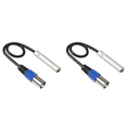 thumbnail image 1 of 0 3 M XLR Pines A 6 35 Mm Estéreo Jack Cable Adaptador Audio, 1 of 7