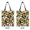 thumbnail image 2 of Yuyamidu Cow Print Car Trash Bag for Front Back Seat Sunflower Auto Garbage Bag for Car Van Truck Reusable Car Rubbish Bin Accessories Foldable Car Waste Bag, 2 of 7