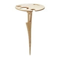 thumbnail image 1 of Portable Wine Table for Outdoor Events Foldable Wooden Wine Rack Table Picnic Placemat Camping Table for Garden Camping, 1 of 8