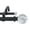 Black, variant on 1" Double Curtain Rod Set, Adjustable 28–48 Inches, White Marble Ball Finials, Royal Gold