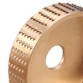 thumbnail image 2 of Disco abrasivo de carburo de tungsteno para muela abrasiva de ángulo de modelado de madera (dorado), 2 of 3