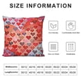 thumbnail image 5 of BANET Valentines Day Throw Pillow Cases- Pink Red Decorative Pillow Cover Home Decor Square Pillowcases for Gift 12x12in, 5 of 5