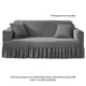 thumbnail image 5 of Sofa Cover Sofa Seersucker Textured Sofa Protector with Pleated Skirt for L-Shape U-Shape & Sectional Sofa,1 Seater, 5 of 5