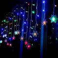 thumbnail image 3 of Cortina de luces Led, adornos navideños para el hogar, luces de carámbano de copo de nieve, decoración navideña, Año Nuevo 2022, 3 of 4