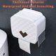 thumbnail image 4 of Soporte para papel higiénico, Soporte para papel higiénico montado en la pared, Dispensador de papel impermeable/a prueba de polvo y Portarrollos para baño/inodoro (Blanco) JFHHH pequeña, 4 of 5