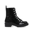 thumbnail image 2 of Dolce Vita Womens Oderra Faux Fur Ankle Combat & Lace-up Boots, 2 of 3