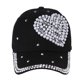 thumbnail image 5 of Gorra de Béisbol Zulema con Perlas de Imitación Ajustable para Mujer Negro, 5 of 5