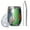 Green Striped Sports, variant on 12oz Stemless Wine Tumblers Leopard Print and Baseballs Pattern Vacuum Insulated Stainless Steel Travel Tumbler Cups Mug with Lid and Straw for Champaign,Cocktail,Beer with Cleaning Brush