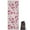 Pink Pioneer Flower, variant on Colorful Tribal Pattern Hot Yoga Mat Towel Non Slip for Hot Yoga - Quick-Drying Yoga Mat Cover with 4 Corner Pockets with Travel Bag - Hot Yoga Towel Non Slip Grip Moisture Wicking Sweat 70"x26"