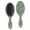 Green Christmas Floral, variant on Gray Christmas Snowflake Pattern Hair Brush,Girls Detangling Hair Brush,Glide Through Tangles with Ease for Wet & Dry Hair,8.8"X2.8"
