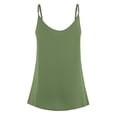 thumbnail image 6 of Viikei Womens Camisoles and Tanks Plus Size Tank Tops for Women Camisoles for Women Tops Solid Buttons V-neck Vest Sling Camisole Sleeveless T-Shirt, 6 of 7