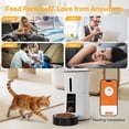 thumbnail image 2 of Intelligent Feeder, Equipped With Wifi Application Control Function, A 4-Liter Capacity Intelligent Pet Food Dispenser For Cats And Dog, 2 of 7